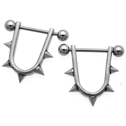 Steel SM Spike Nipple Shield