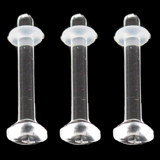 Clear Labret retainer