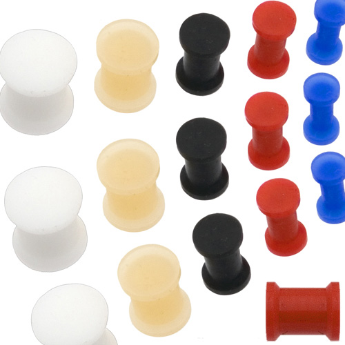 Solid Silicone Retainer Plugs