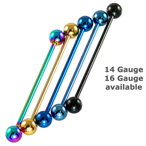 Titanium Industrial Barbell