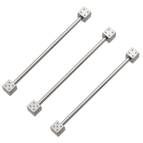 Steel Double Dice Industrial Barbell