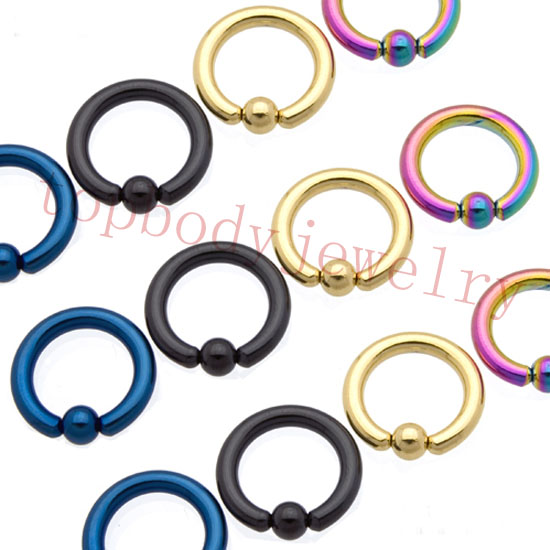 Titanium Captive Ring