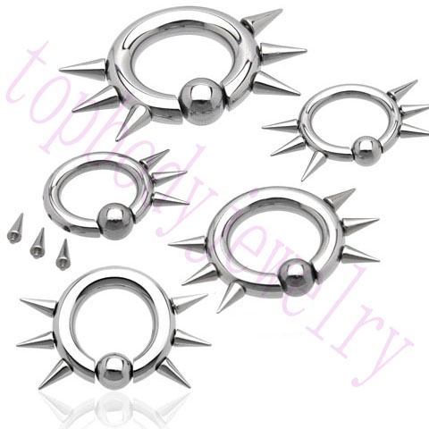 Removable Spikes Captive Ring