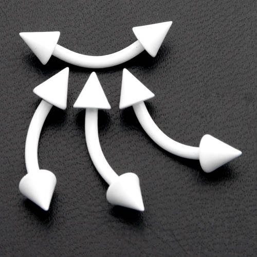 Snow Titanium Spike Curve Barbell