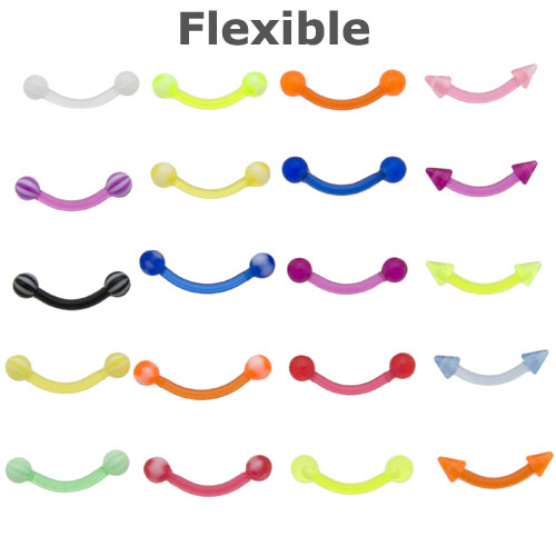 Top Mix UV Flexible Eyebrow Ring