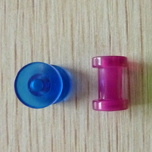 UV acrylic screw on flesh tunnel body piercing jewelry
