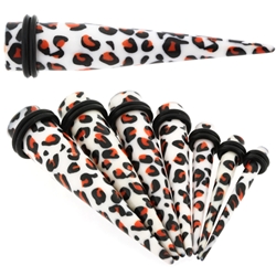 UV print pictures ear tapaer,ear expander body piercing jewelry,talons,tapers,tusks,pinchers,plugs,p