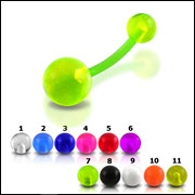 316l stainless steel belly rings with fancy collection UV balls, belly bars,navel ring,belly button 