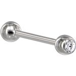 Anodized 316l stainless steel Tongue Barbells with collection uv balls, straight barbell, tongue rin