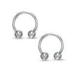 316l surgical steel horseshoe circular barbells with balls, body piercing jewelry, CBB piercing, cir