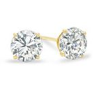 14k gold pricess cut,square cubic zircon stud earrings,grid square cubic zircon stud earrings,cz stu