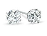 round cut clear cubic zircon stud earrings,cz stud earrings,earrings,fashion earrings,new fashion ea