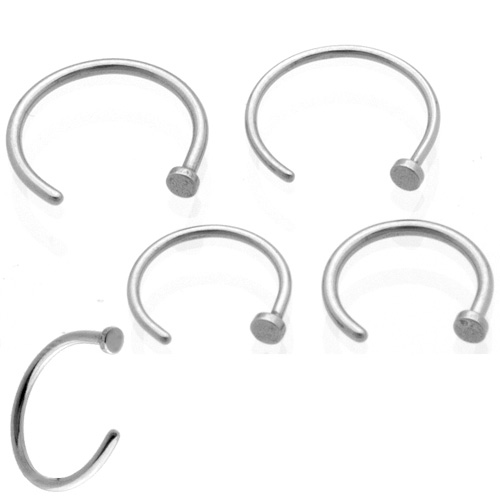 Steel Clip On Nose Hoop Ring Details