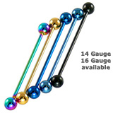 Titanium Industrial Barbell Details