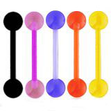 Flexible UV Glow Tongue Ring Details