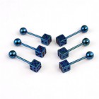 Titanium Anodized Barbells Details