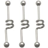 Industrial Spiral Barbell Details