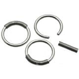 Steel Spring Wire Captive Ring 12g Details