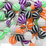 Beachball Belly Rings Details
