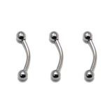 Steel Ball Eyebrow Ring Details