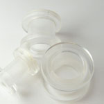 Clear UV acrylic screw on flesh tunnel body piercing jewelry, fashion ear plugs body jewelry Details