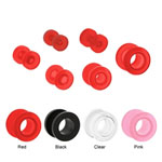 UV acrylic screw on flesh tunnel body piercing jewelry, fashion ear plugs piercing jewelry, ear expa Details