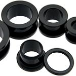 Anodized 316l stainless steel screw on flesh tunnel Details