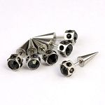 cz stone  316l stainless steel ear tapaer,ear expander body piercing jewelry,talons,tapers,tusks,pin Details