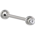 Anodized 316l stainless steel Tongue Barbells with collection uv balls, straight barbell, tongue rin Details