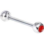 316l stainless steel Tongue Barbells with cz stone, straight barbell, tongue rings,body piercing jew Details