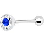 316l stainless steel Tongue Barbells with paved cz stones, straight barbell, tongue rings,body pierc Details