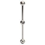 Titanium 316l stainless steel Tongue Barbells, straight barbell, tongue rings,body piercing jewelry Details