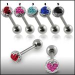316l stainless steel labret with cz stone,body piercing jewelry,fashion jewelry,lip rings,labret pie Details