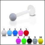 UV acrylic labret with balls,body piercing jewelry,fashion jewelry,lip rings,labret piercing Details