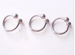 316l surgical steel horseshoe circular barbells with balls, body piercing jewelry, CBB piercing, cir Details