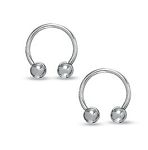 316l surgical steel horseshoe circular barbells with balls, body piercing jewelry, CBB piercing, cir Details