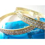 14k gold double line clear cz stone hoop earrings,fashion earrings,earrings,hoop,body piercing jewel Details